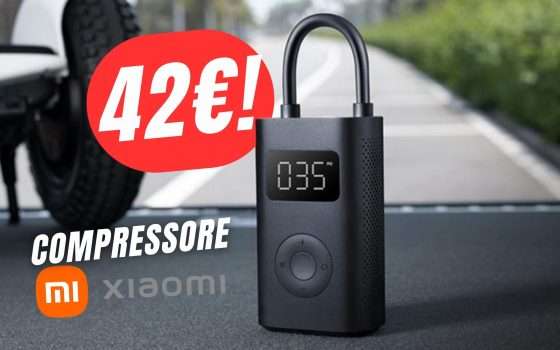 SCONTO IMPERDIBILE per il Compressore Portatile di Xiaomi!