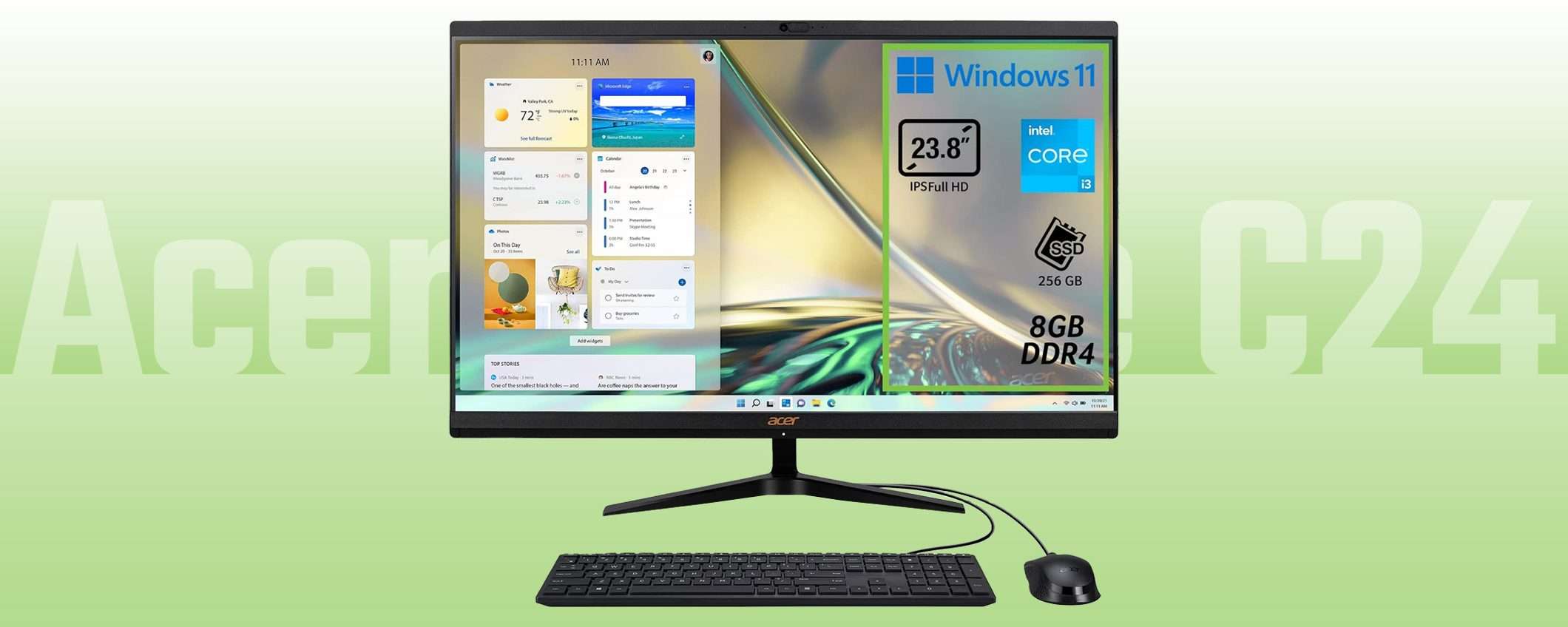 Acer Aspire C24: sconto imperdibile sul PC all-in-one