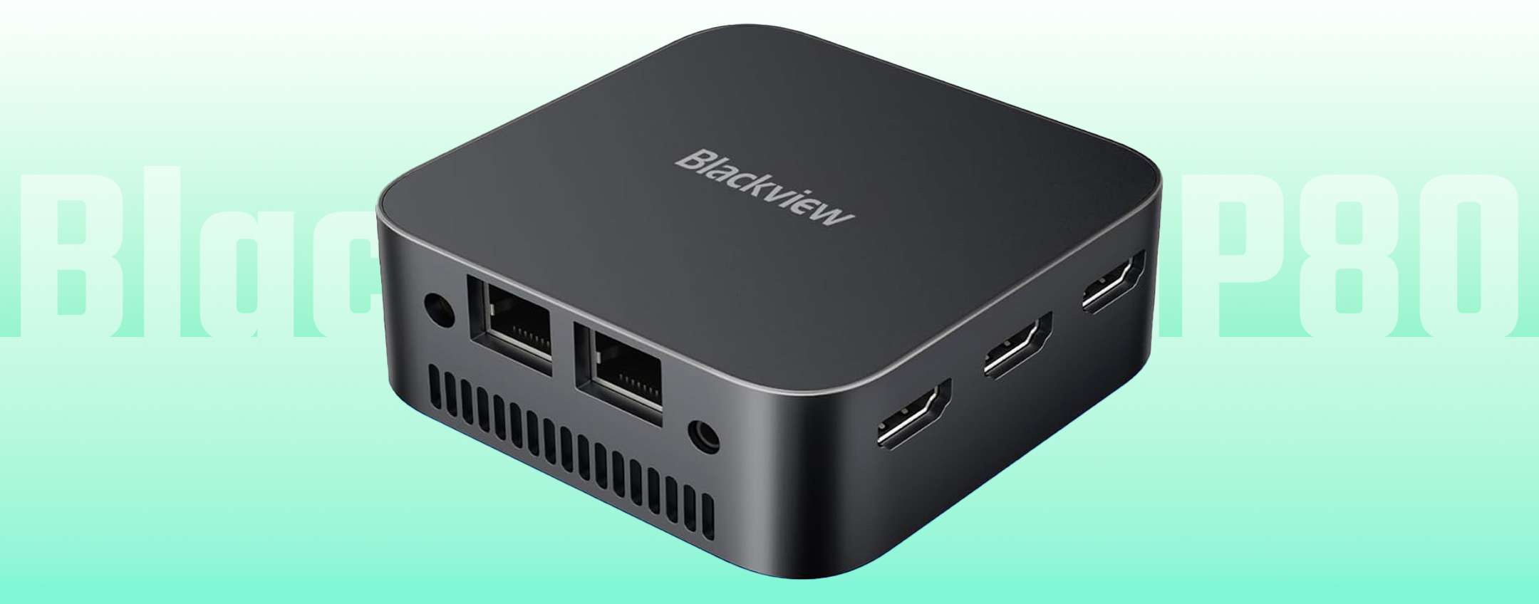 Mini PC a SOLI 180 euro (coupon Amazon): è Blackview MP80