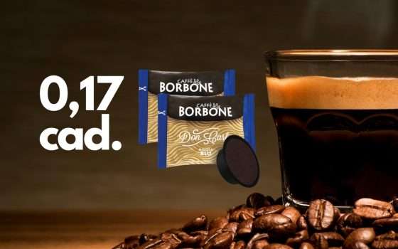 Caffè Borbone in capsule compatibili A Modo Mio: solo 0,17€