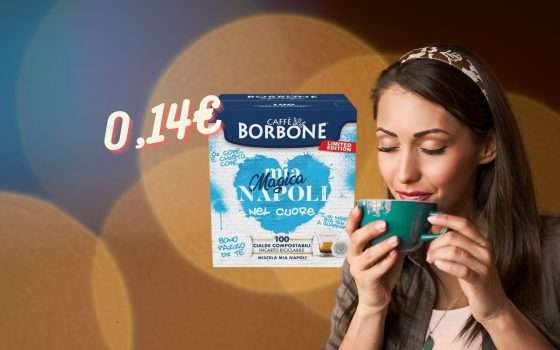 Cialde Caffè Borbone: solo 40€ per 400 pezzi su eBay