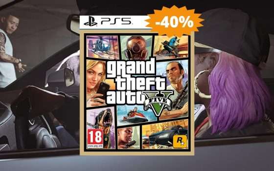 GTAV per PS5: sconto ESCLUSIVO su Amazon (-40%)