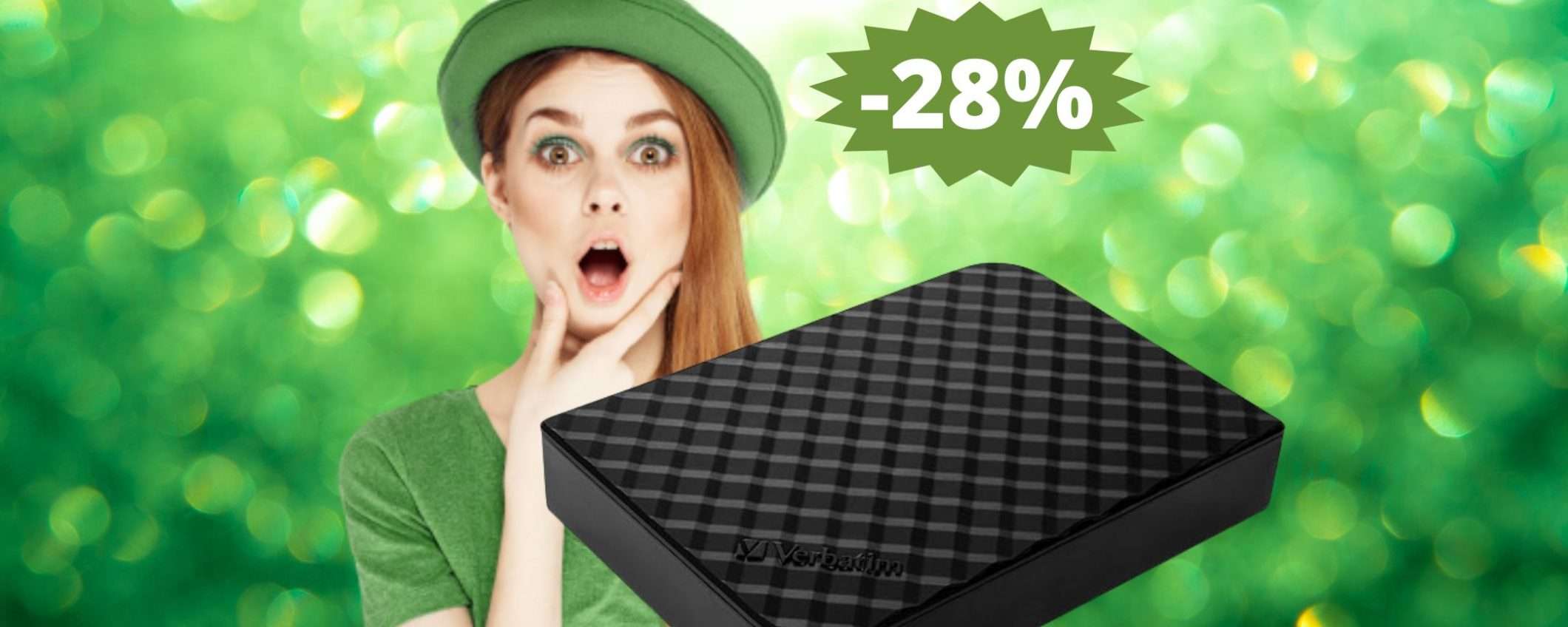 HDD Verbatim da 6TB: SUPER sconto del 28% su Amazon