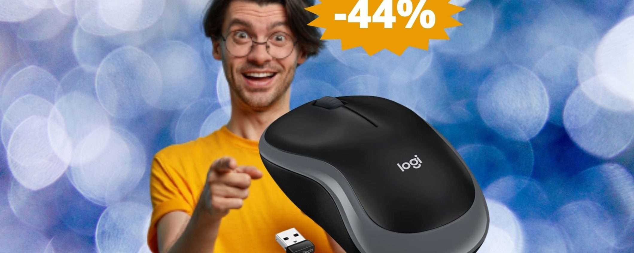 Mouse Logitech M185: un AFFARE da prendere al volo (-44%)