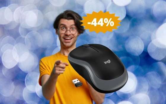 Mouse Logitech M185: un AFFARE da prendere al volo (-44%)