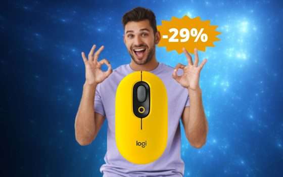 Mouse ambidestro Logitech POP: sconto ESCLUSIVO su Amazon