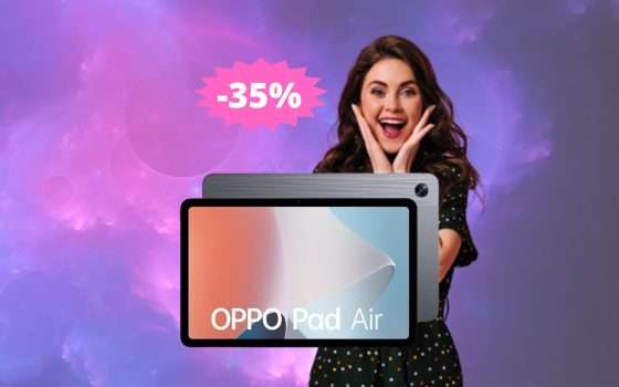 OPPO Pad Air: MEGA sconto del 35% su Amazon