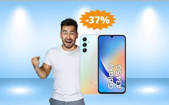 Samsung Galaxy A34: un AFFARE imperdibile su Amazon (-37%)