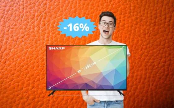 Smart TV Sharp Aquos: SUPER sconto del 16% su Amazon