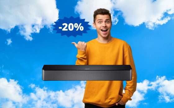 Soundbar Bose Solo Serie II: SUPER sconto del 20% su Amazon