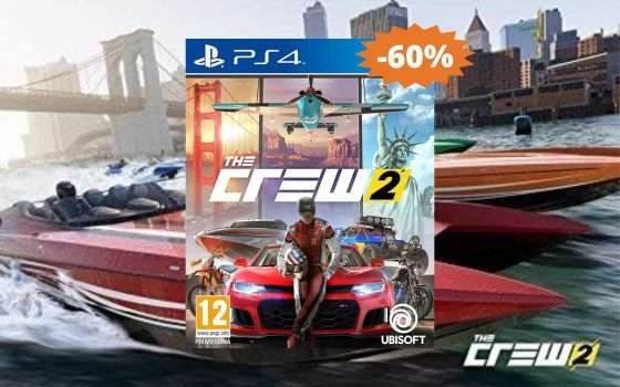 The Crew 2 per PS4: CROLLO del prezzo su Amazon (-60%)