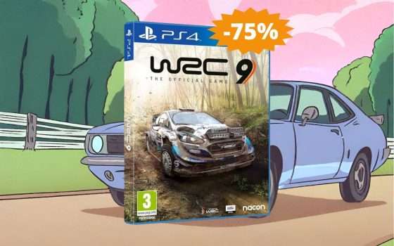 WRC 9 per PS4: CROLLO del prezzo su Amazon (-75%)