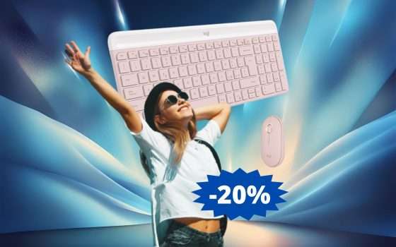 Logitech MK470 Slim: MEGA sconto del 20% su Amazon