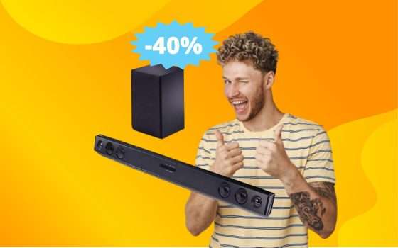 Soundbar LG SQC2: MEGA sconto del 40% su Amazon