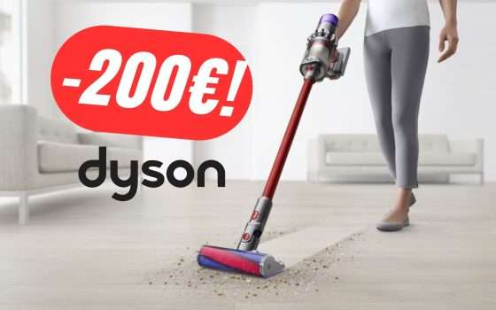 FOLLE SCONTO di 200€ per l'aspirapolvere Dyson V11!