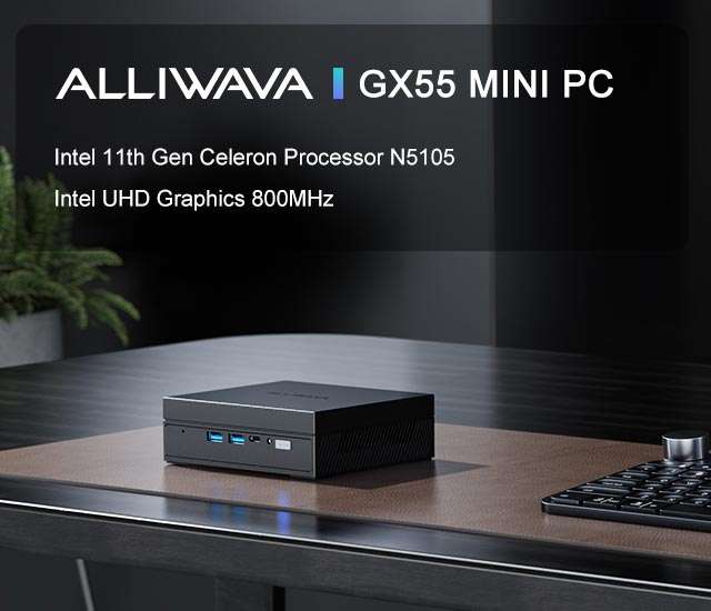 ALLIWAVA GX55: il design del Mini PC