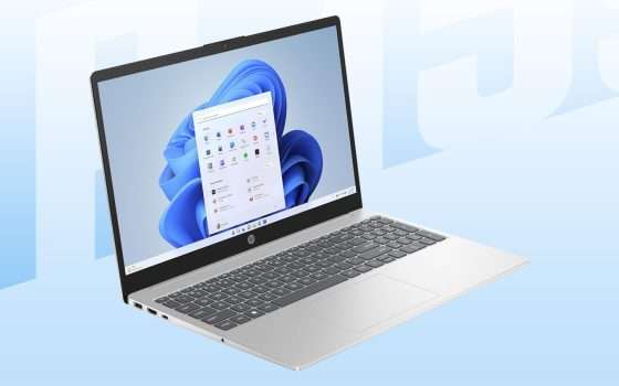 Notebook HP a 249€ con abbonamento Microsoft 365 gratis