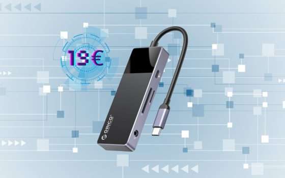 Hub USB-C 8 in 1 a soli 19€: scopri come acquistarlo