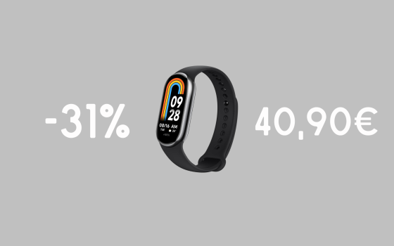 Xiaomi Mi Smart Band 8 in SUPER sconto del 31% a soli 40,90€