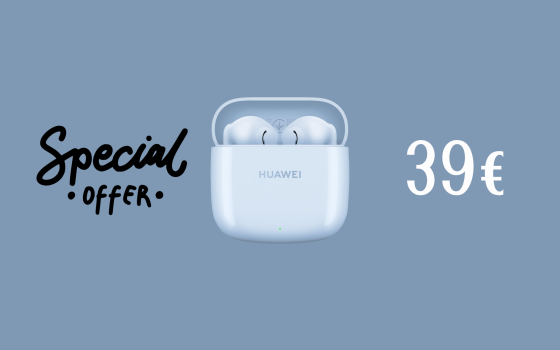 HUAWEI FreeBuds SE 2, comodi e di qualità a SOLI 39€