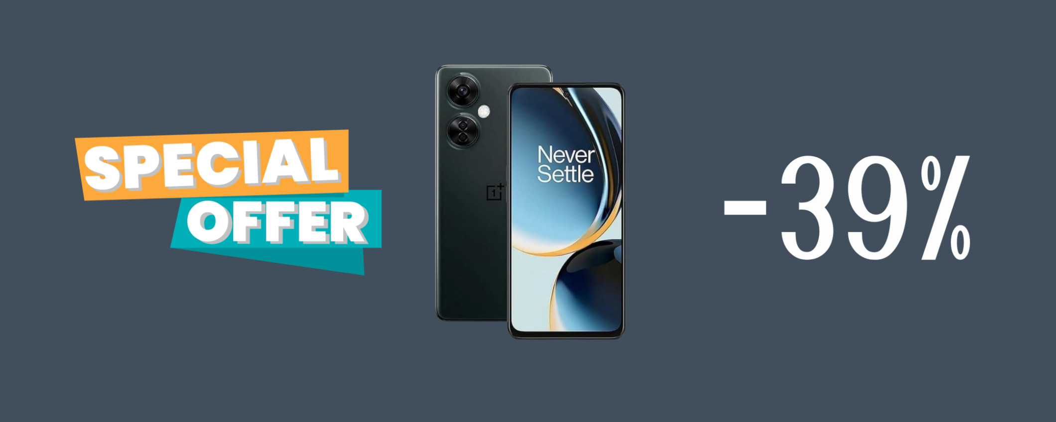 OnePlus Nord CE 3 Lite 5G in SUPER sconto del 39% su Amazon