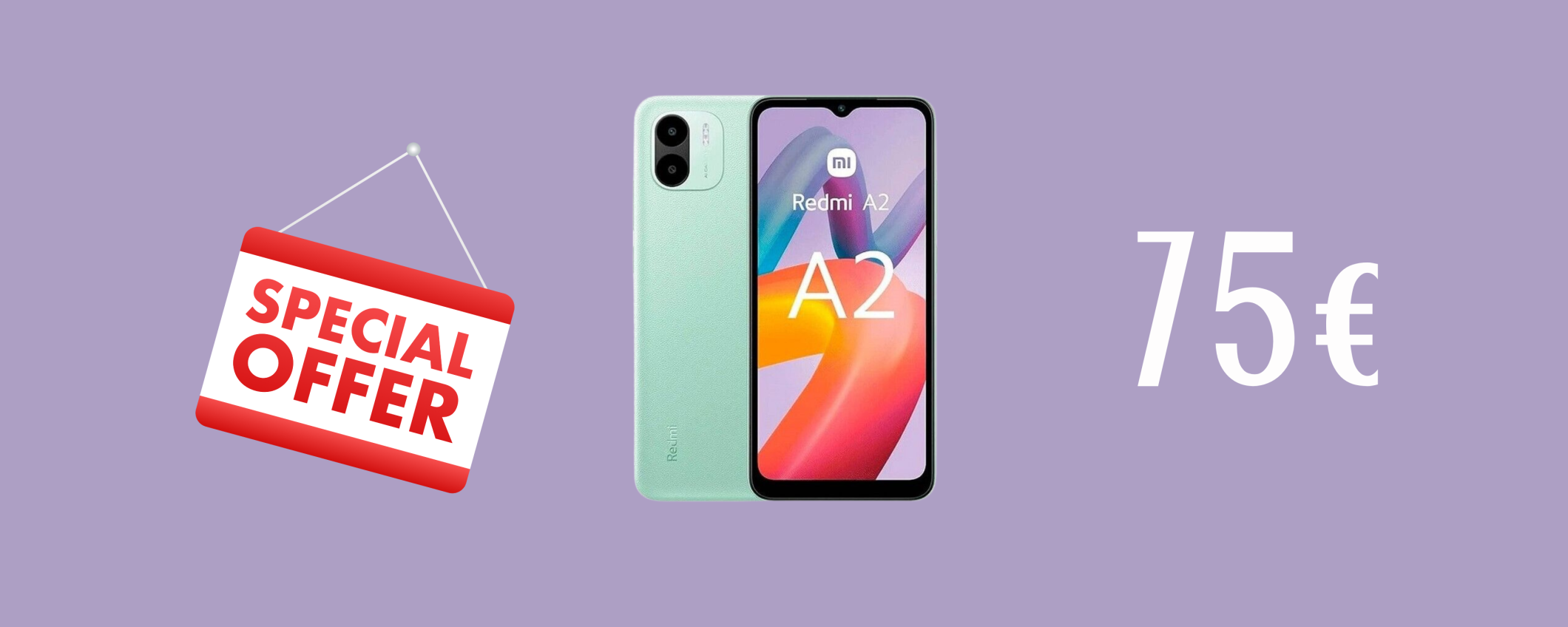 Xiaomi Redmi A2, a SOLI 75€ non si può chiedere di meglio