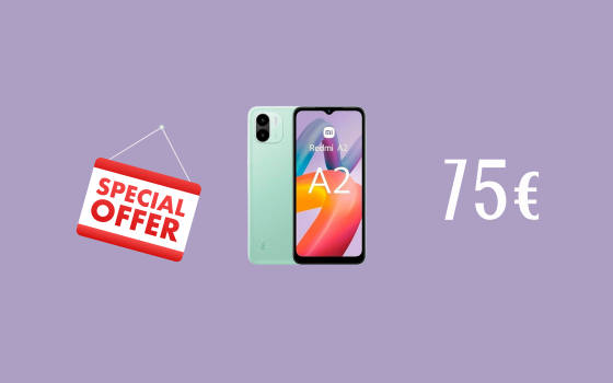 Xiaomi Redmi A2, a SOLI 75€ non si può chiedere di meglio