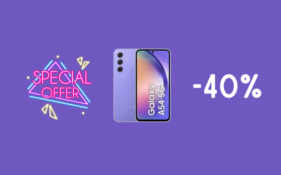 Samsung Galaxy A54 5G in SUPER sconto del 40% su eBay