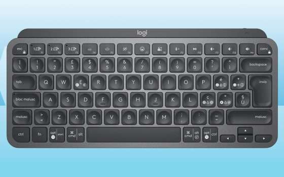 Logitech MX Keys Mini: 52€ di sconto sulla tastiera