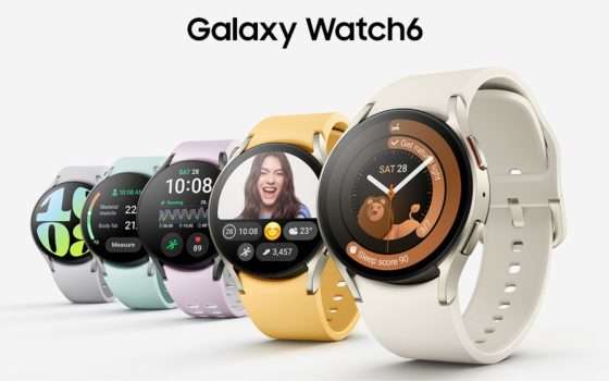 Il nuovo Samsung Galaxy Watch6 44mm già a soli 287€