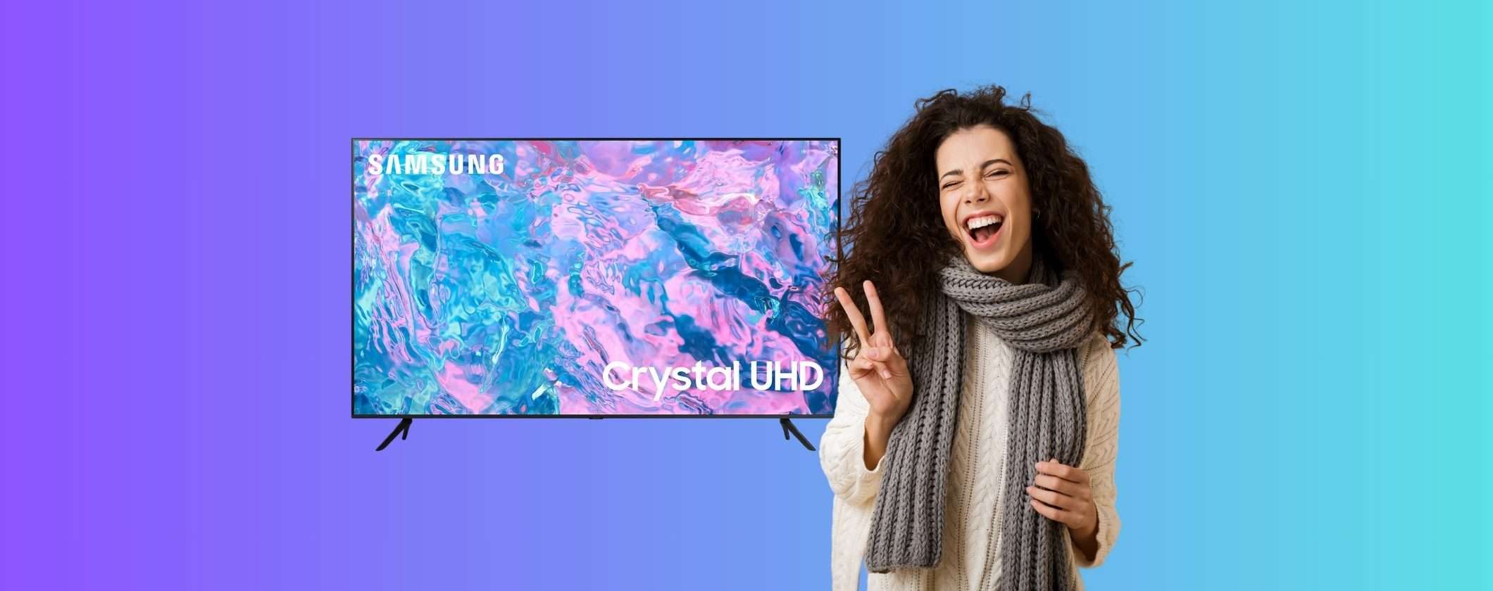 Porta il CINEMA a casa tua con questa Samsung TV a prezzo top