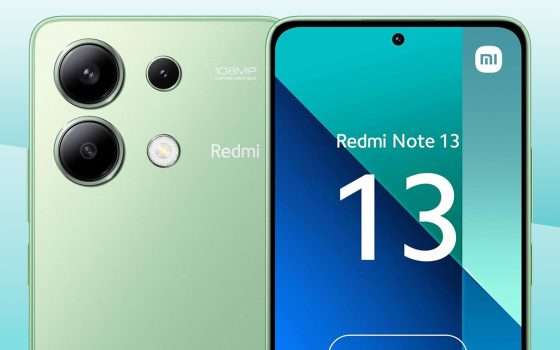 Xiaomi Redmi Note 13 a un PREZZO BOMBA su Amazon: compralo sotto 200€