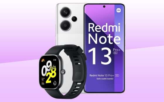 Smartphone e smartwatch Xiaomi Redmi, insieme: lo sconto