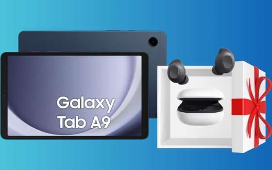 Samsung Galaxy Tab A9: solo 189€ con le Buds FE in REGALO