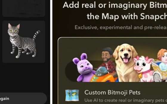 Su Snapchat in arrivo animali domestici generati con l'AI