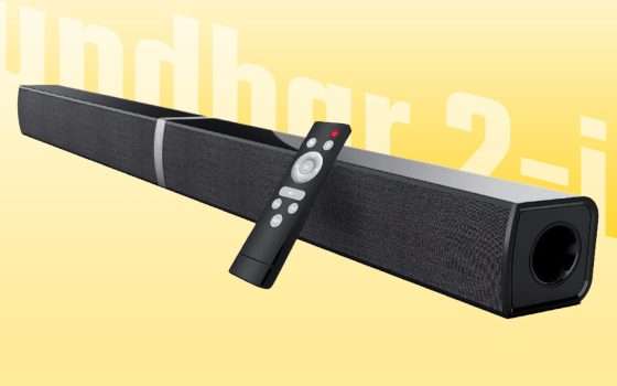 Soundbar 2-in-1: design modulare e 40% di sconto