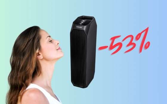 STOP ALLERGIE con il Purificatore d'Aria Toshiba al 53% di sconto