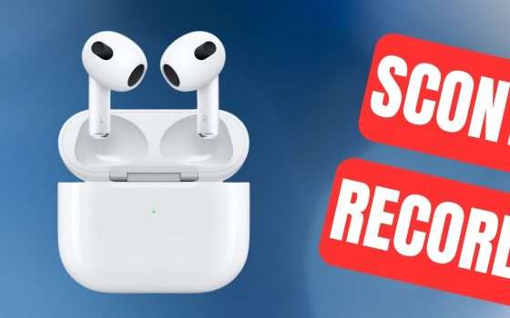 Le Apple AirPods 3 sono in OFFERTA ad un SUPER PREZZO su eBay