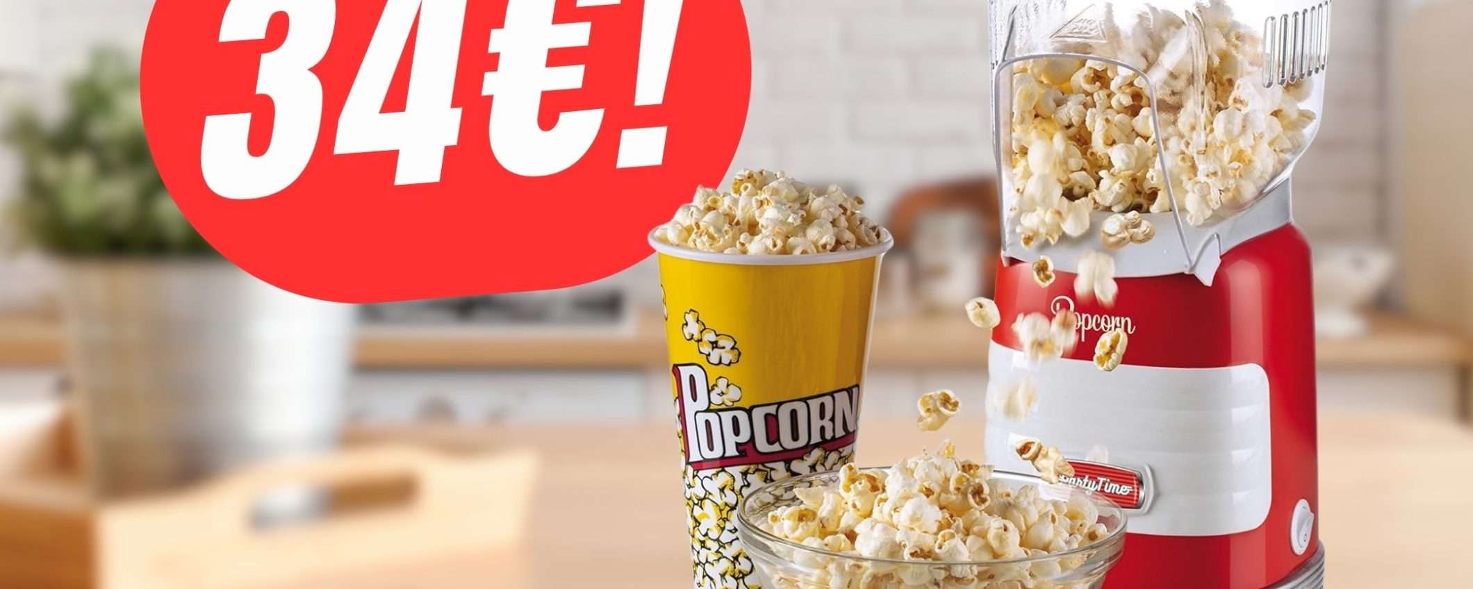 La Macchina dei Pop Corn di Ariete è SCONTATA del -22%!