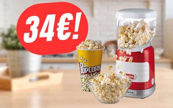 La Macchina dei Pop Corn di Ariete è SCONTATA del -22%!