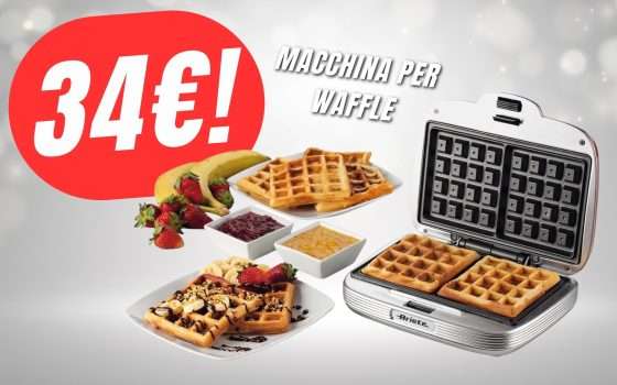 Prepara dei gustosi Waffle con la Macchina Ariete (in SCONTO del 20%!)