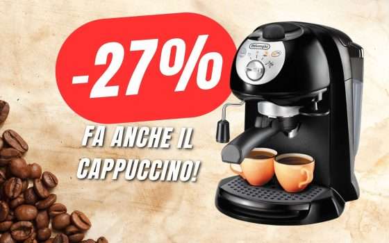 La macchina da Caffè De'Longhi che fa anche il Cappuccino CROLLA di Prezzo!