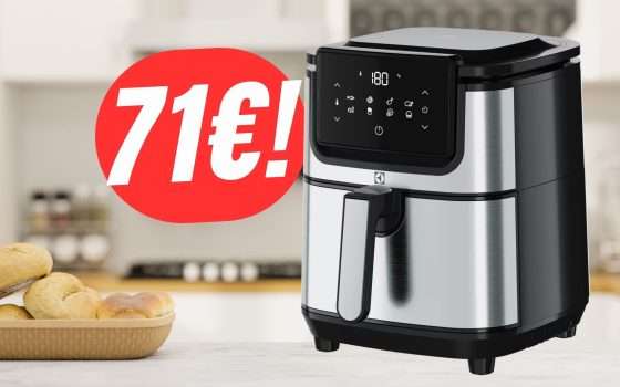 128€ di SCONTO per la Friggitrice ad Aria Electrolux grazie al COUPON eBay!