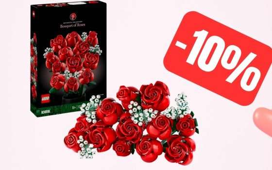 LEGO Bouquet di Rose in offerta su eBay: perfetto per San Valentino