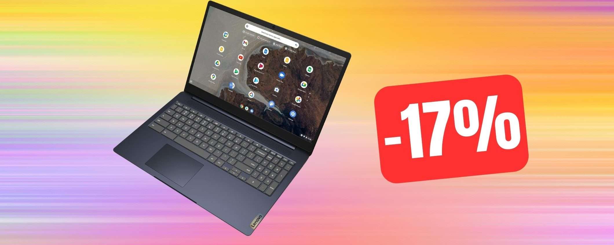 Lenovo IdeaPad 3: il prezzo del Chromebook scende in offerta LAMPO