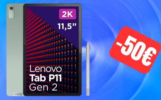 Amazon ti offre 50 euro di sconto su questo ottimo tablet Lenovo