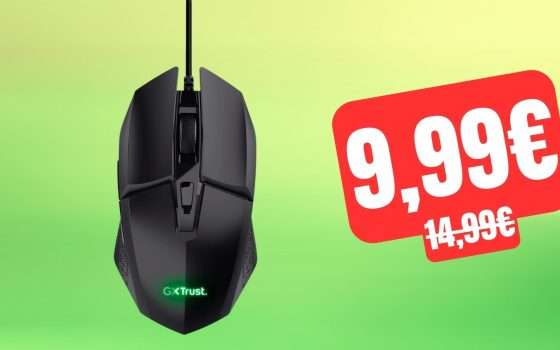 Questo mouse da gaming Trust è a PREZZO STRACCIATO su Amazon