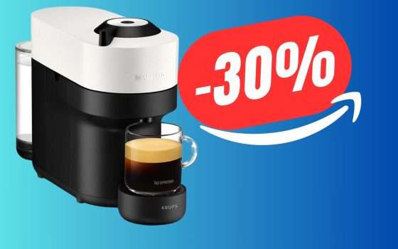 La Macchina da Caffè Nespresso dal design spaziale è in OFFERTA! (-30%)