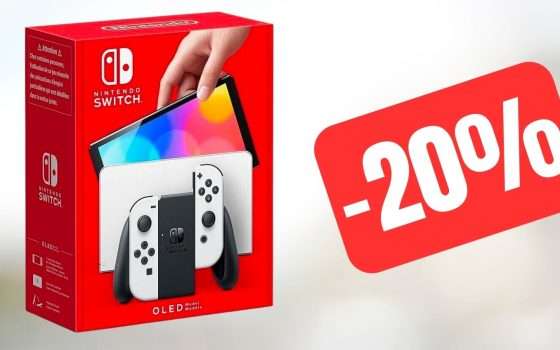 Nintendo Switch OLED in SUPER SCONTO su eBay con questo codice