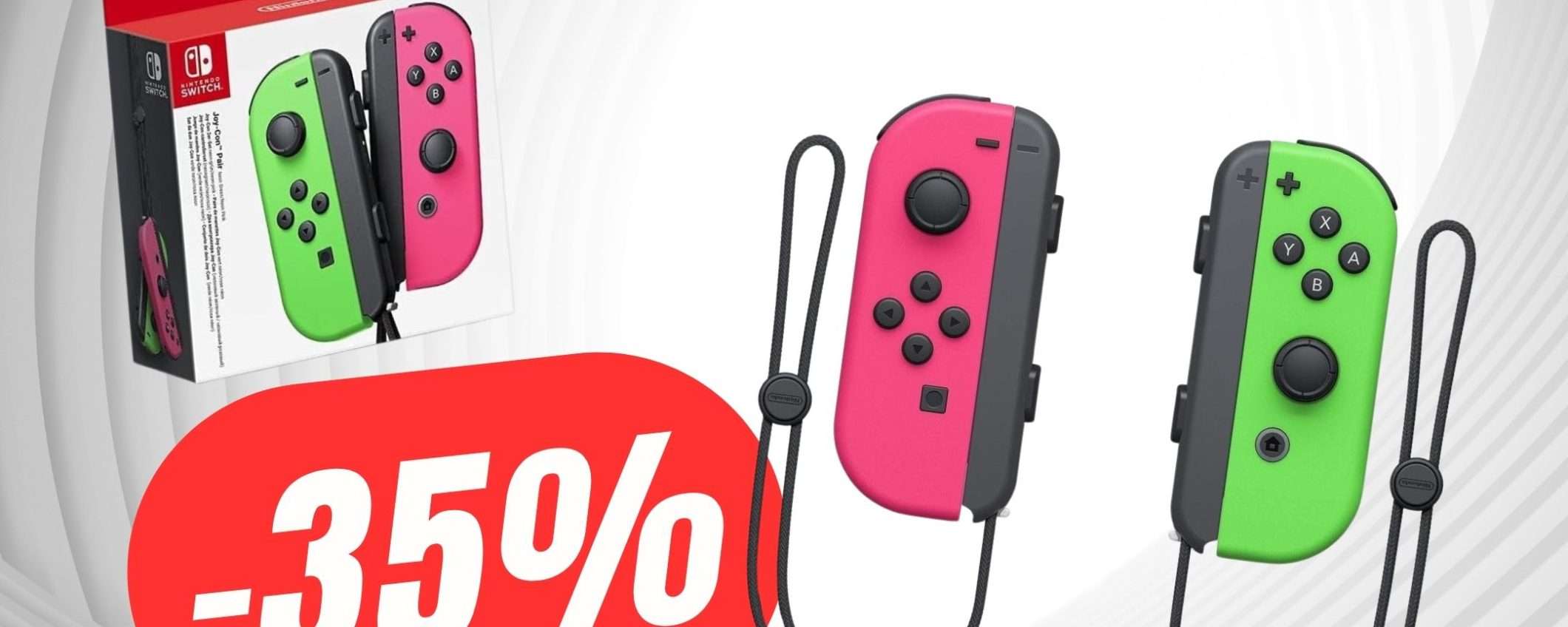 Risparmia il 35% sui Joy-Con per Nintendo Switch!